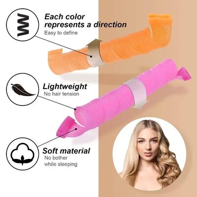 Heatless Hair Roller Spiral Hair Curlers Magic Curls Hair Ro