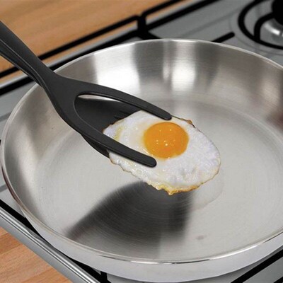 Silicone Frying Pan Spatula 2in1 Pancake Toast Egg Flipper K