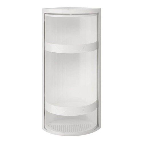 Tier Rotating Triangle elf Corner Storage Rack Cabinet