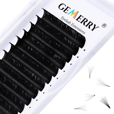 Gemerry Easy Fan Lashes Faux Mink Eyelash Extensions 8-14 mm