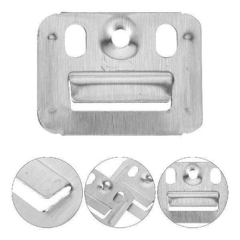 100 Pcs Wall Hanging Kit Gusset Plate Fixing Piece Ceiling - 实物图