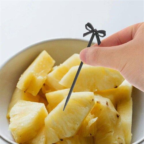 30 Pcs Fruit Fork Picks Bread Fruits Plastic Food