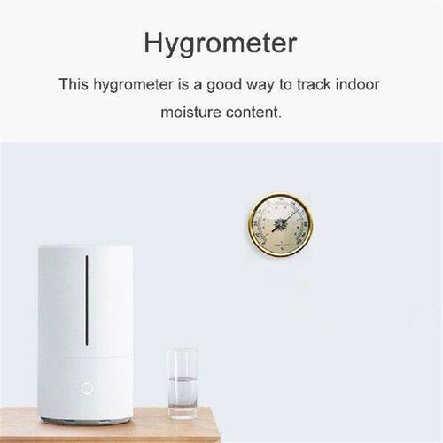 2 in 1 Humidity Temperature Meter Wall Mounted Clear Read