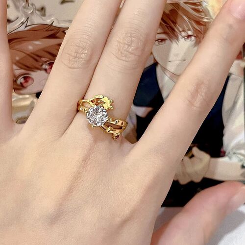 Game Tears of Themis Ring Unisex Artem Vilhelm Raven Marius