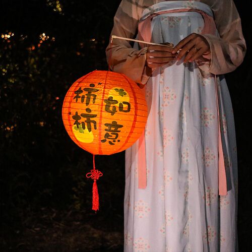 Lantern 2026 New Antique Portable Luminous Folding Paper Lan