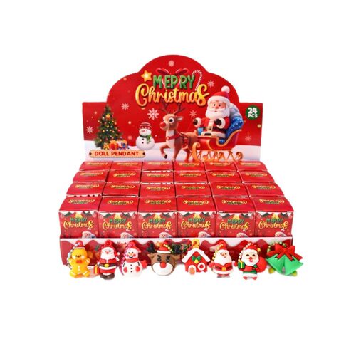 Christmas Gift Blind Box 24 Small Box Santa Claus Exquisite