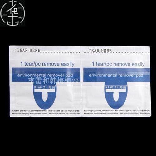 200Pcs Nail Polish Remover Acetone Foil Wrap UV Gel Soak O