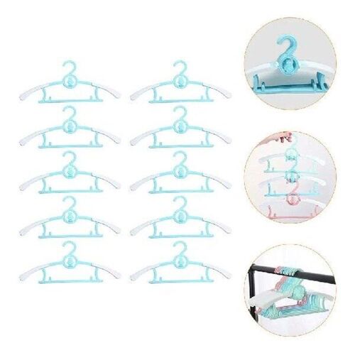 Plastic Telescopic Clothes Hanger for Kids Baby Toddler