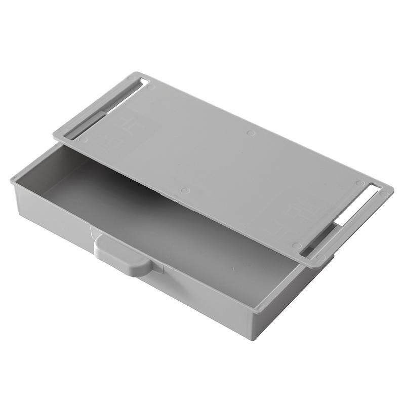 1~8PCS Self Adhesive Storage Box Hole Free Cabinet