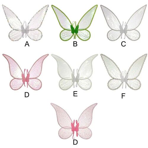 Fancy Dress Costume Princess Butterfly Fairy Elf Angel Wings