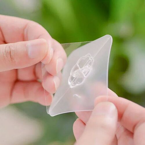 10pcs Transparent Hooks Strong Self Adhesive Key Storage Han