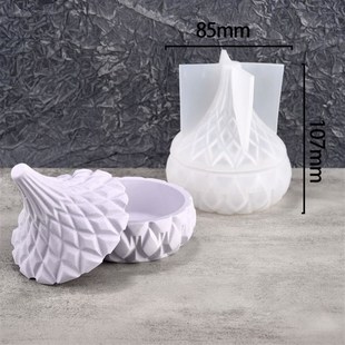 Gypsum Honey Bee Jar Silicone Molds for DIY Concrete Epoxy C