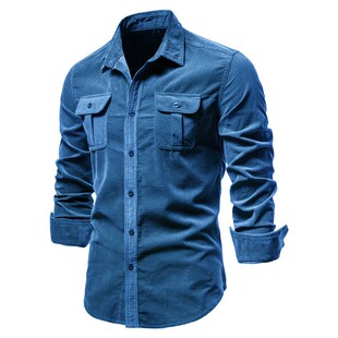 Business Casual Fashion Cotton Shirts Shirt Spring Top Mens
