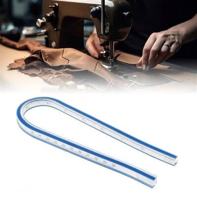 Imperial and Metric Double Scale Flexible Curve Ruler