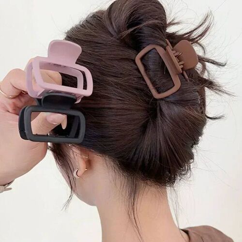 Small Hair Claw Clips Women Girls 5.2cm Square High tail Cli