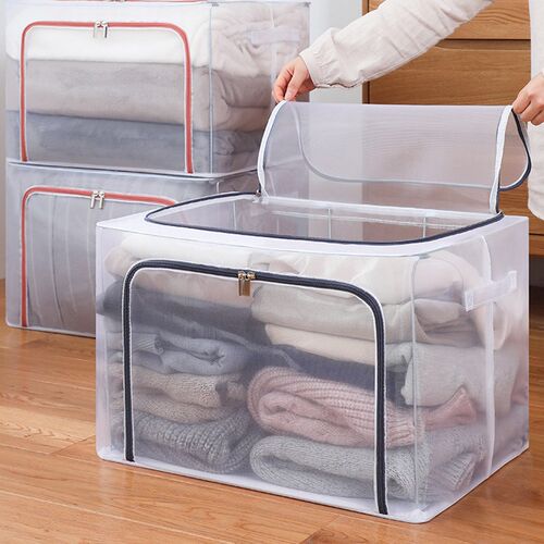 newplastic storage box household clothes box extra large be