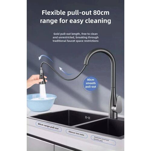 2024new Kitchen Faucets Brass material Pull Out Kitchen Sink