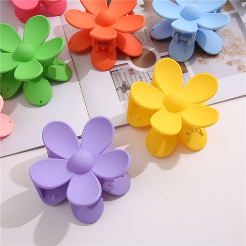 Korea Flower Shape Hair Claw Clip for Women Girls Barrette C