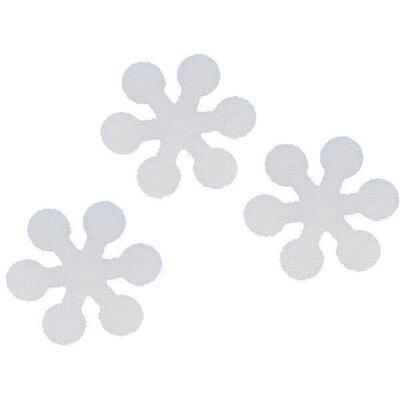 20 Pcs Snowflake Anti Stickers Bathtub Bathroom Safety Non