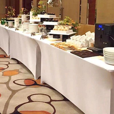 4/6/8 FT Elastic Wedding Table ver Dining Decor Rectangular