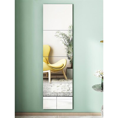With gum mirror sticker wall soft mirror wallpaper