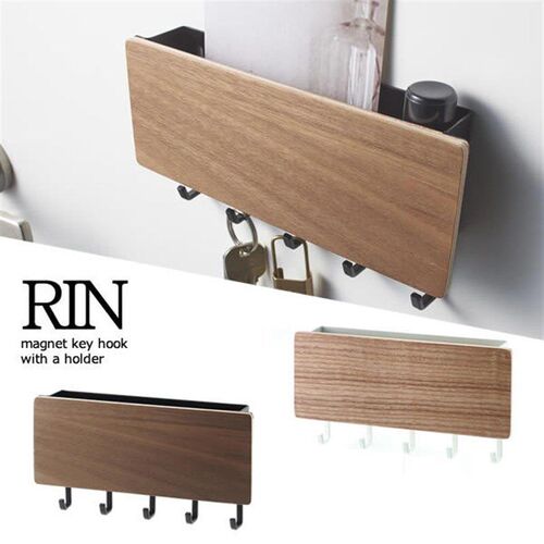 Wall Hanging Bamboo Key Hanger Holder Wall Organizer Rectang