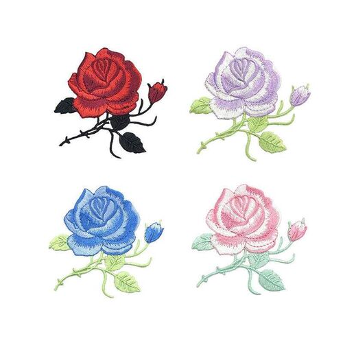 10PCS Embroidery Daisy Sunflower Flowers Sew Iron On Patches