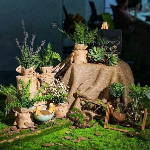 50/100cm 11Styles Artificial Grass Rug Fake Moss Lawn Garden