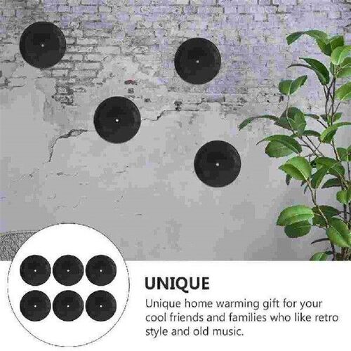 6 Pcs Decor Vinyl Record Decoration Wall Stickers Records