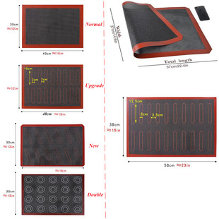 Perforated Stick Liner Non Sheet Mat Baking Silicone Oven