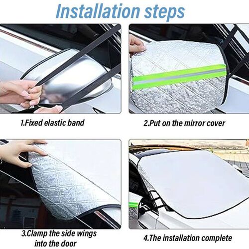 Windshield ver for Ice and Snow, for Snow, Ice, UV,  Mirror