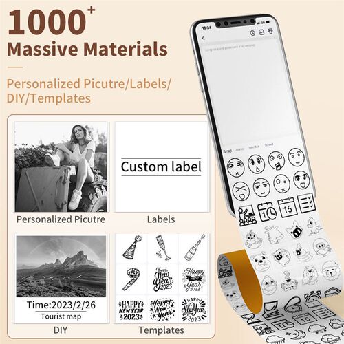 Phomemo T02  Printer Portable Printer Thermal Printing Stick