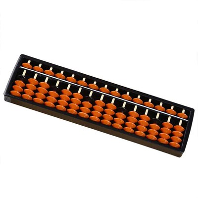 Plastic Abacus 15 Digits Arithmetic Tool Kids Math Learn 5