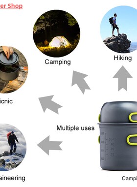 Outdoor Camping Tableware Kit Outdoor Cookware Set Foldable
