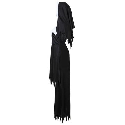 Kostum Halloween untuk wanita, kostum Nun wanita, kostum Cos