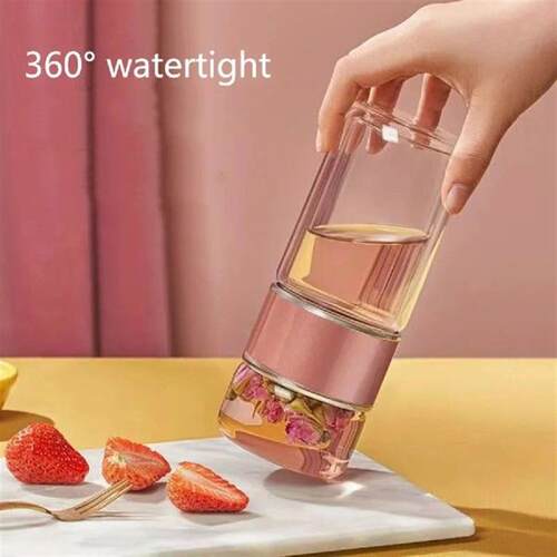 350ML/500ML Tea Water Separation Cup Double Wall Tea