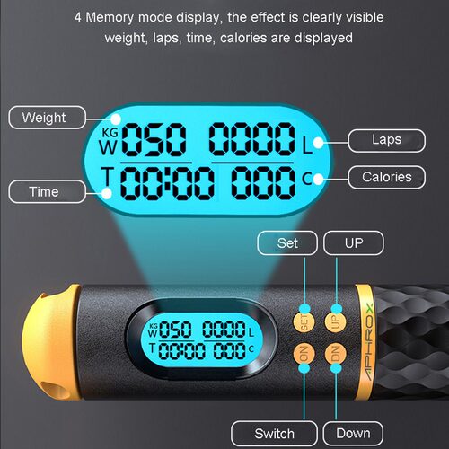 Professional Weight Loss Jump Rope Counter Speed Digital Jum