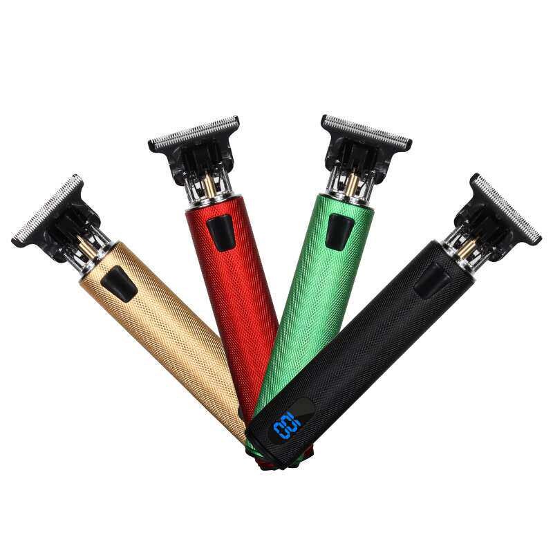 Solid color digital display hair clipper LCD display electri - 实物图