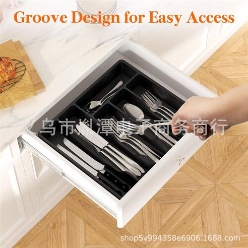 Kitchen Drawers And Counterops With vers Tableware Tray, Pla