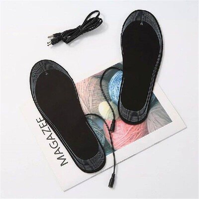 Winter USB Heated Shoe Insoles Electric Foot Warming Pad
