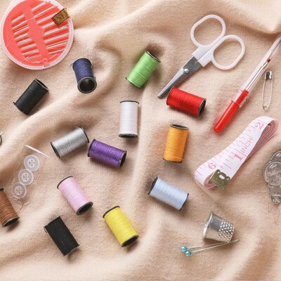 portable sewing kit tools 10 pieces set of hand sewing boxes