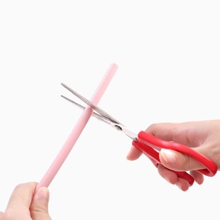 Leeseph Reusable Silicone Drinking Straws, Big Size Flexible