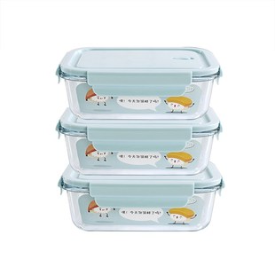 microwave oven lunch box glass box food storage container