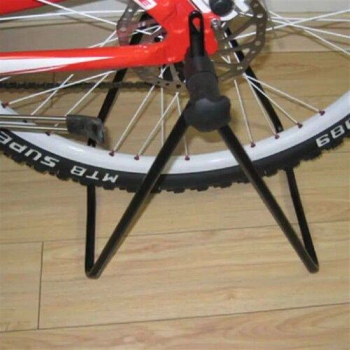 Durable Metal Bike Display Rack Universal Black Wheel Hub