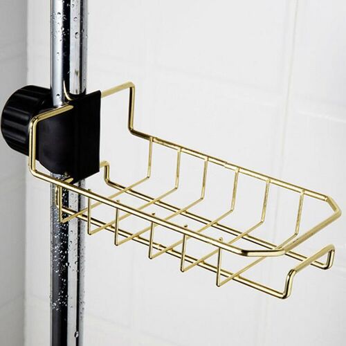 Stainless Steel Faucet Rack Kitchen Sink Dish Cloth Storage