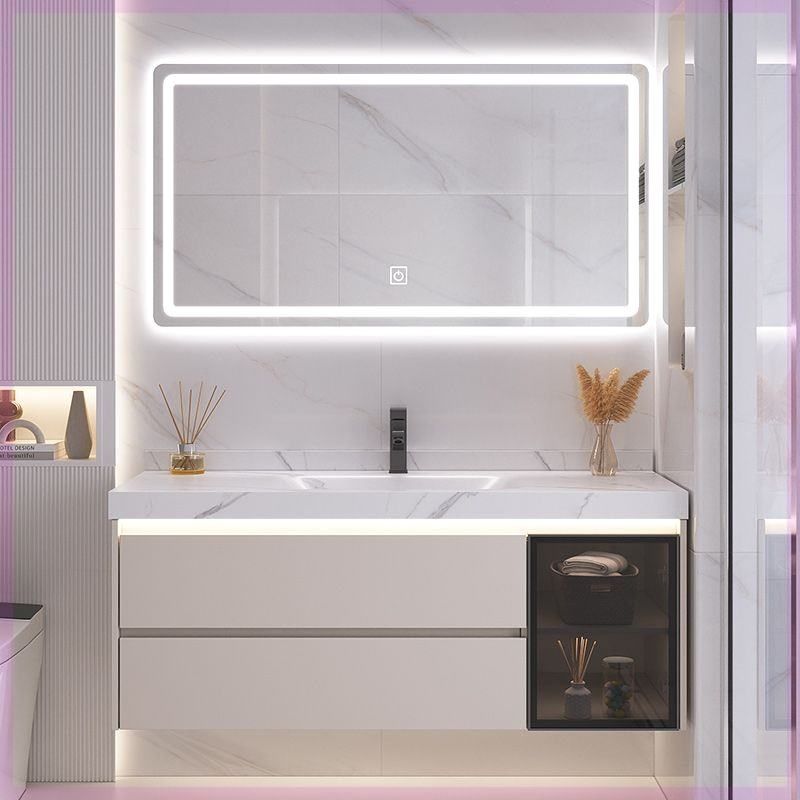 加工岩板热弯一体盆浴室柜/7/8/9/10/11卫生间洗漱洗手盆