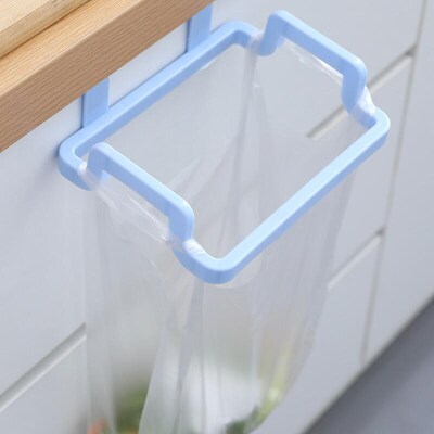 Kitchen Hanging Trash Bag Rack Portable Trash Bag Plastic Ga