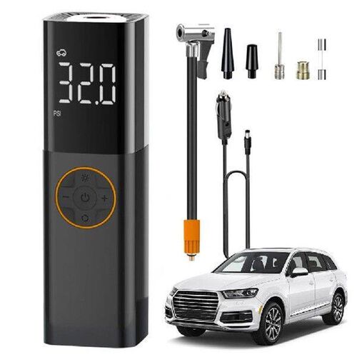 150PSI Portable Car Inflator Pump with LED Light Auto