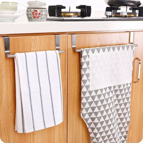 Kitchen Cabinet Door Towel Bar Stainless Steel Door Back Tow