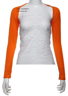 sleeves 连肩袖 抹胸防晒打底防衣走光full 短衫 top 莫代尔披肩长袖